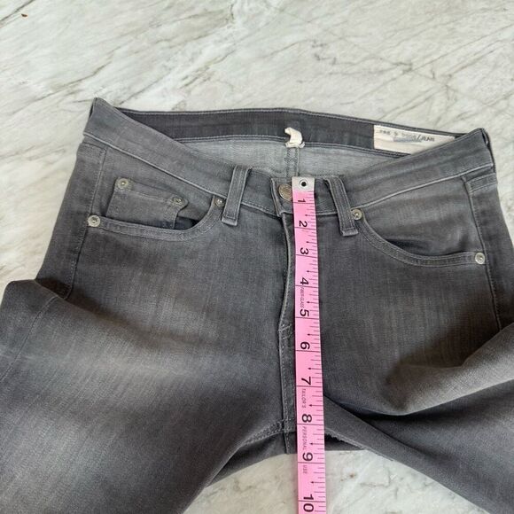 Rag & Bone The Skinny Jeans Gray Buxton Wash Stretch Women's Size 26 - Picture 6 of 7